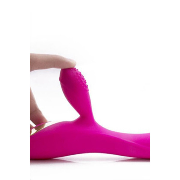 Vibromasseur rabbit rose ergot à picots 10 programmes USB 